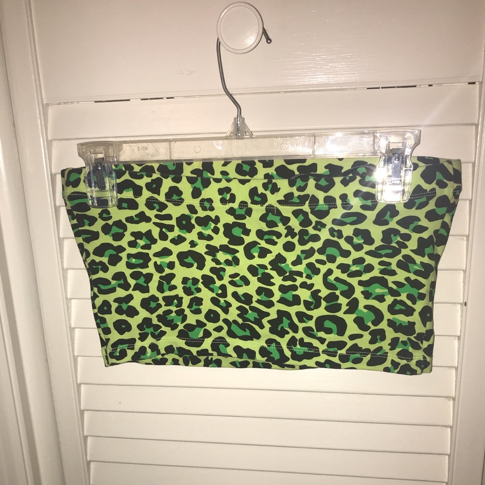 Cheetah tube top
